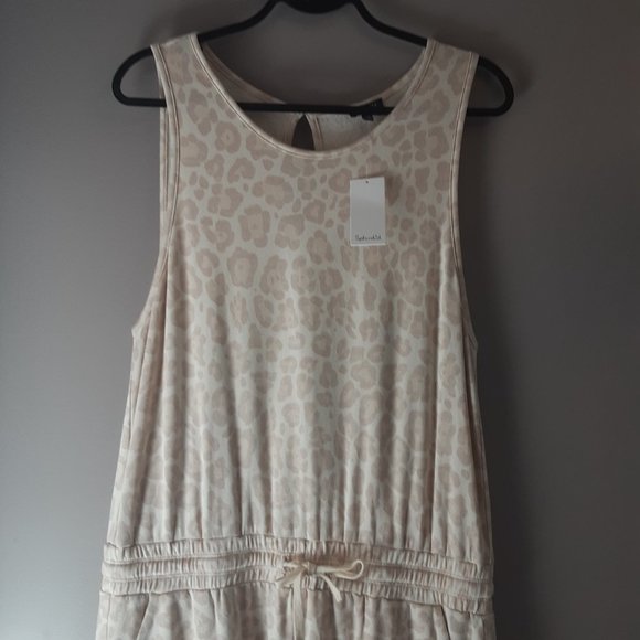 Splendid Animal Print Cream Romper One-Piece Short-Top Combo | NWT! Large - Picture 2 of 15